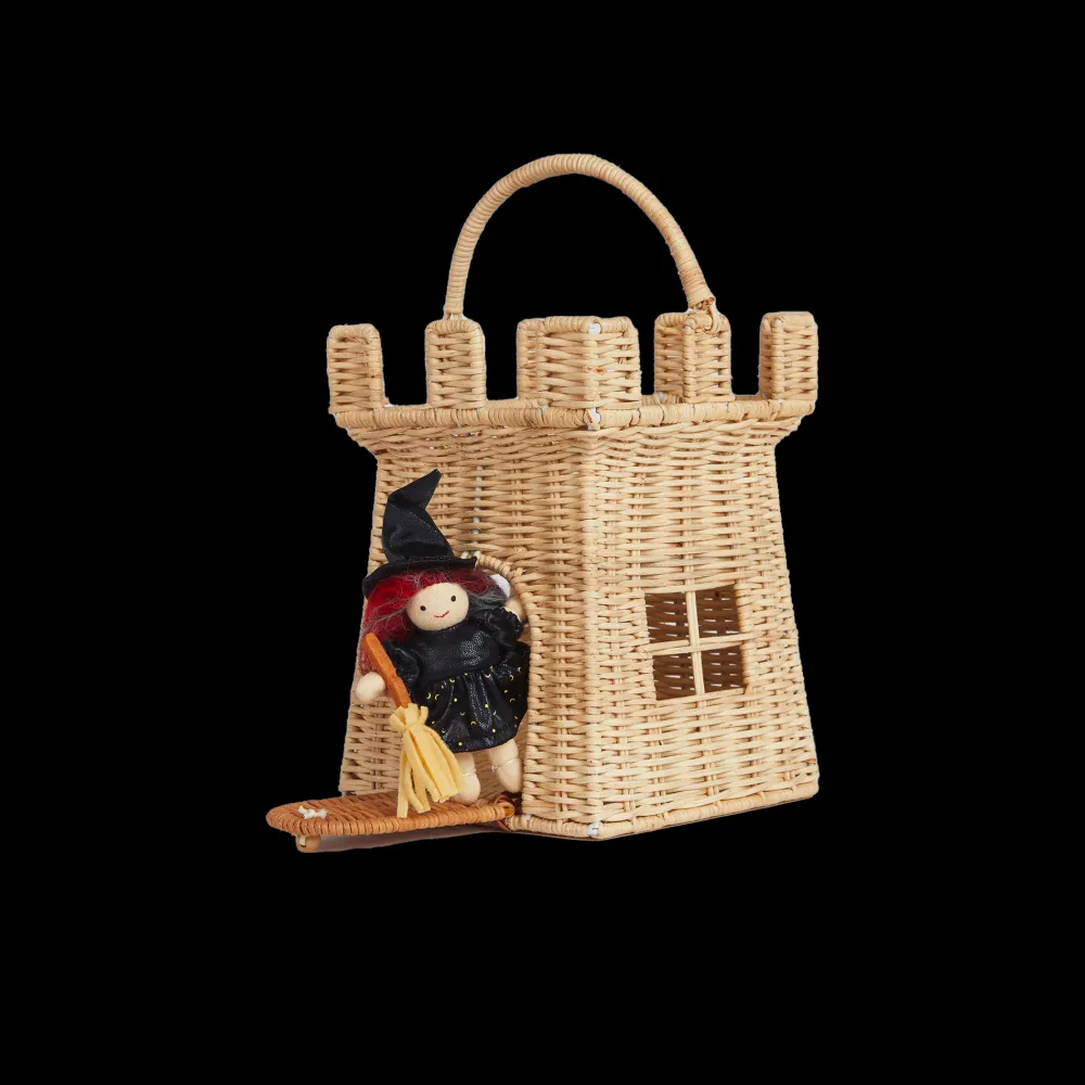 Olli Ella Outdoor Play|To Carry|Rattan Castle Bag