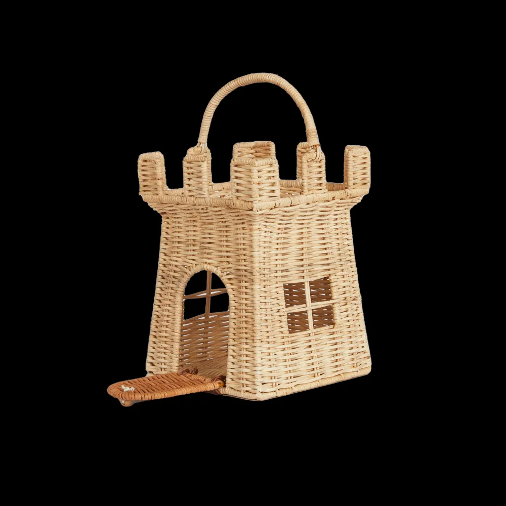 Olli Ella Outdoor Play|To Carry|Rattan Castle Bag