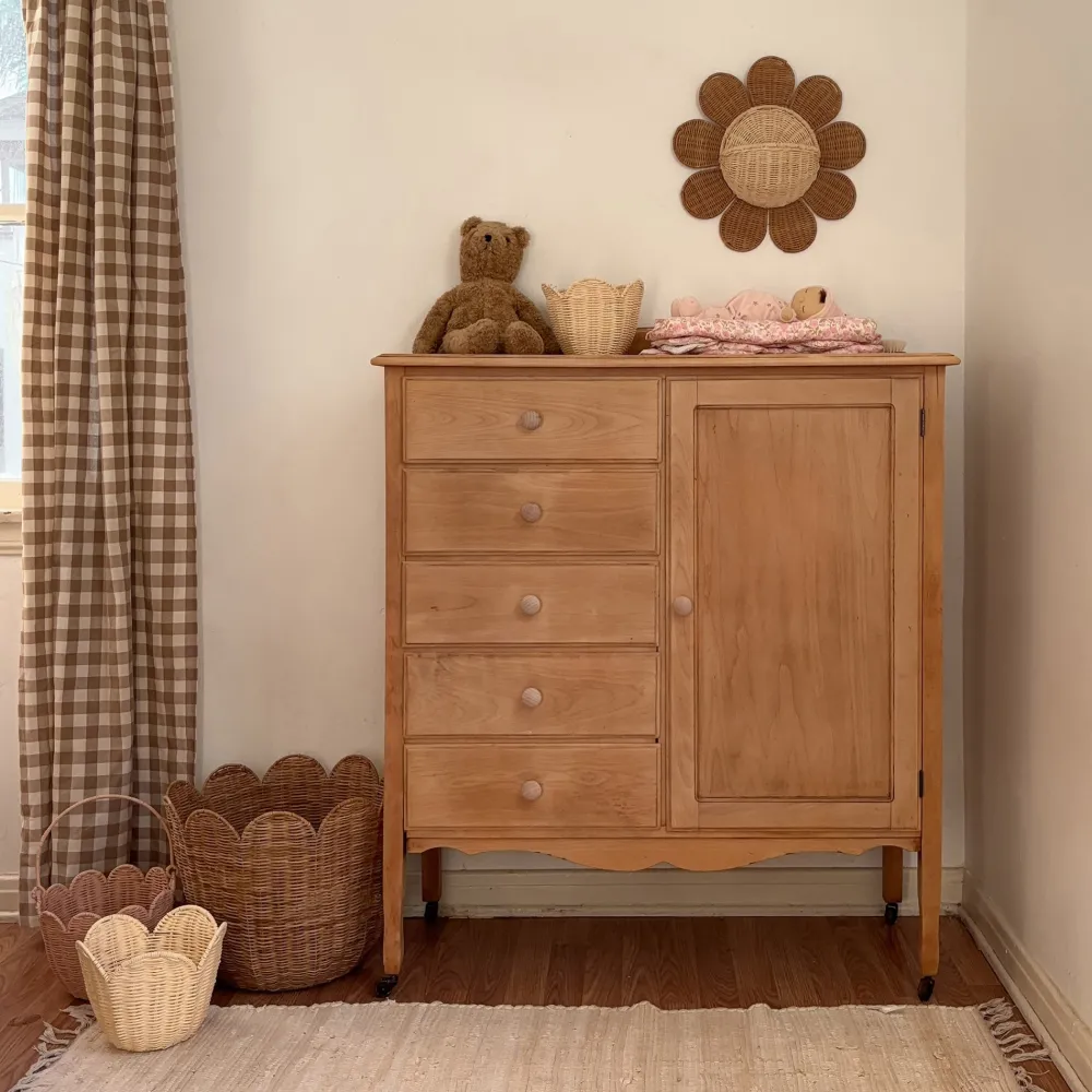 Olli Ella Nursery|Rattan Daisy Wall Basket