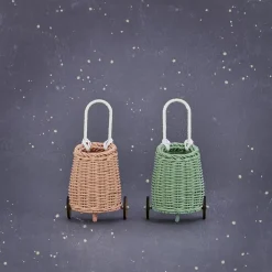 Olli Ella Doll Accessories|Rattan Doll Luggy - Rose