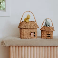 Olli Ella For Storage|To Carry|Rattan Hutch BigBasket