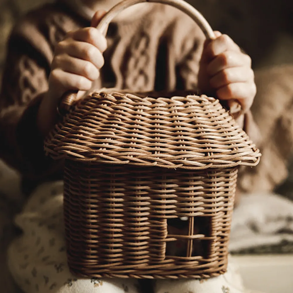 Olli Ella For Storage|To Carry|Rattan Hutch Small Basket