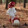 Olli Ella Outdoor Play|For Storage|Rattan Mushroom Luggy - Red