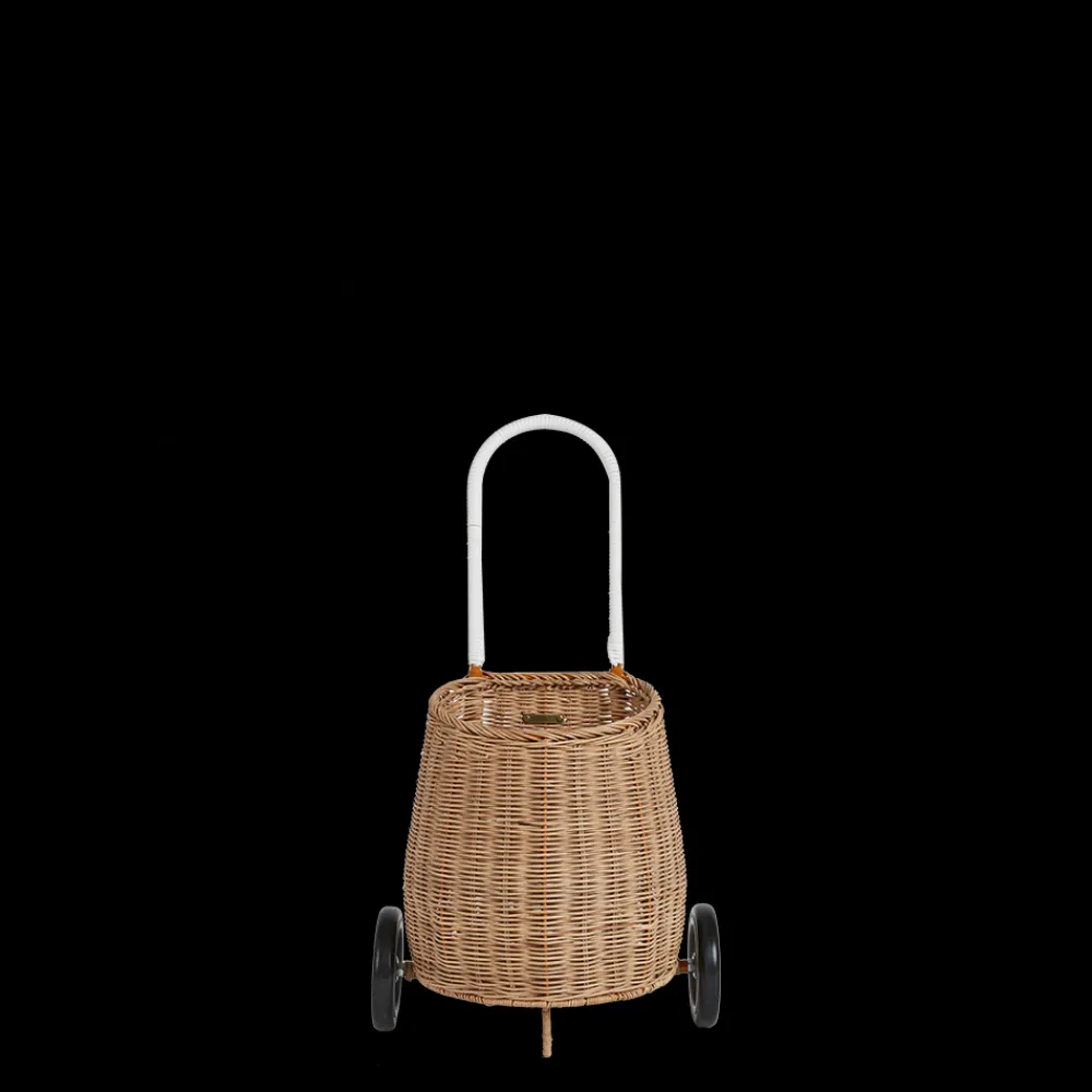 Olli Ella Outdoor Play|On Wheels|Rattan Original Luggy - Natural