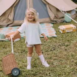 Olli Ella Outdoor Play|On Wheels|Rattan Original Luggy - Natural