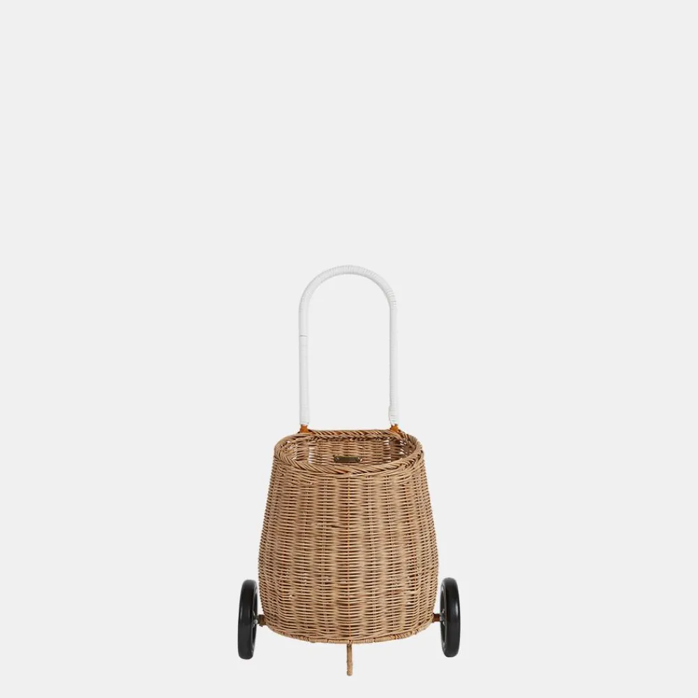 Olli Ella Outdoor Play|On Wheels|Rattan Original Luggy - Natural