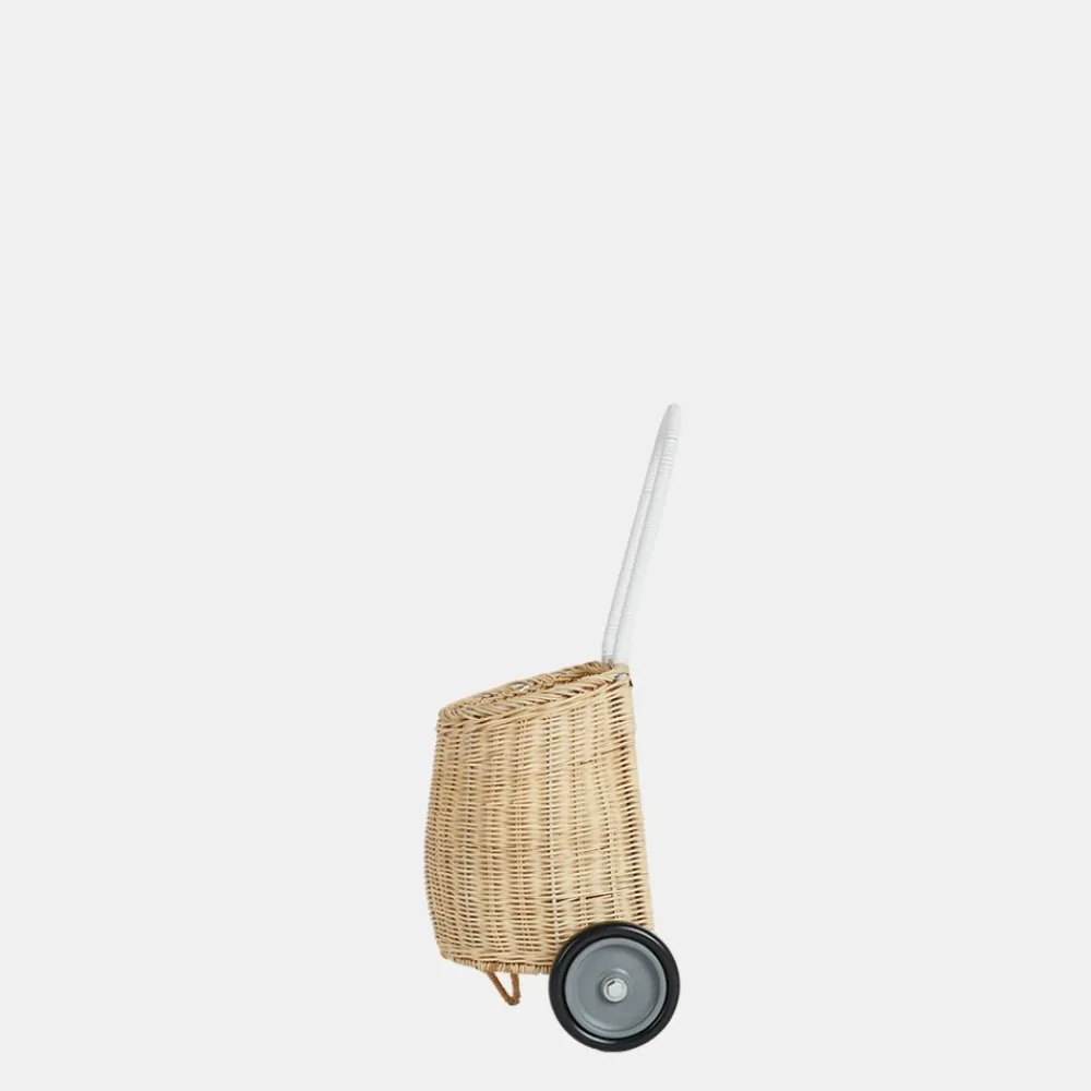 Olli Ella On Wheels|Outdoor Play|Rattan Original Luggy - Straw
