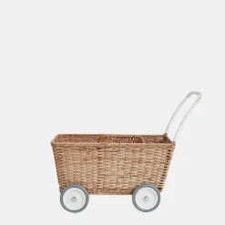 Olli Ella Indoor Play|Outdoor Play|Rattan Strolley - Natural