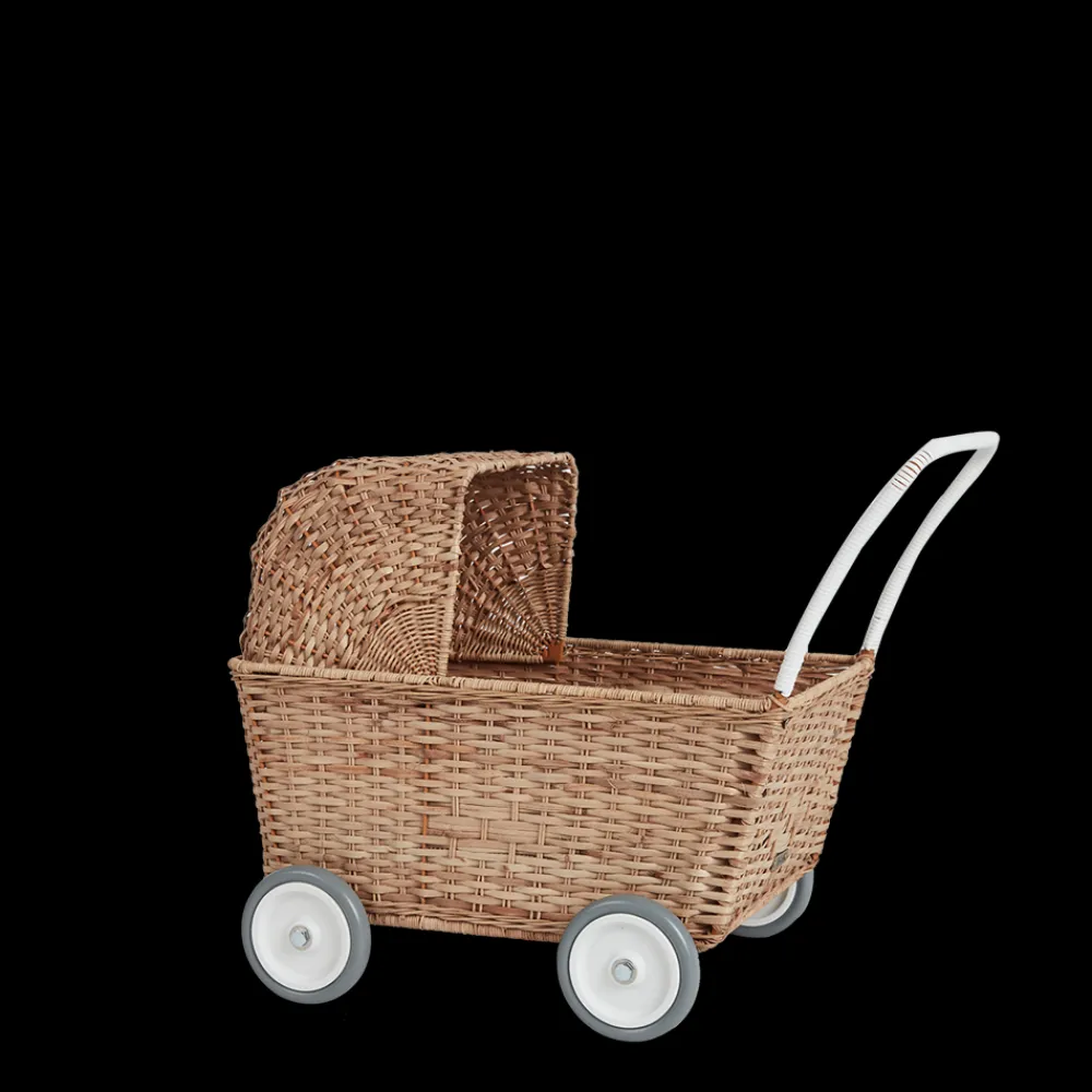 Olli Ella Indoor Play|Outdoor Play|Rattan Strolley - Natural