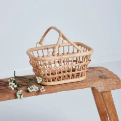 Olli Ella For Storage|To Carry|Rattan Tarry Basket - Wheat
