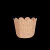 Olli Ella Nursery|Rattan Tulip Basket - Seashell Pink