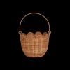 Olli Ella Nursery|Rattan Tulip Carry Basket - Natural