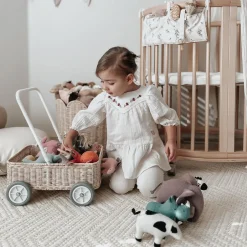 Olli Ella Indoor Play|On Wheels|Rattan Wamble Walker