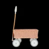 Olli Ella Outdoor Play|On Wheels|Rattan Wonder Wagon - Rose
