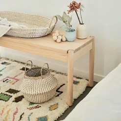 Olli Ella Nursery|Changing Baskets|Reva Seagrass Changing Basket - Natural