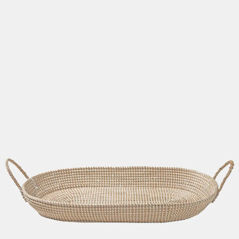 Olli Ella Nursery|Changing Baskets|Reva Seagrass Changing Basket - Natural