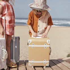 Olli Ella Travel|Travel Bags|See-Ya Suitcase - Butterscotch