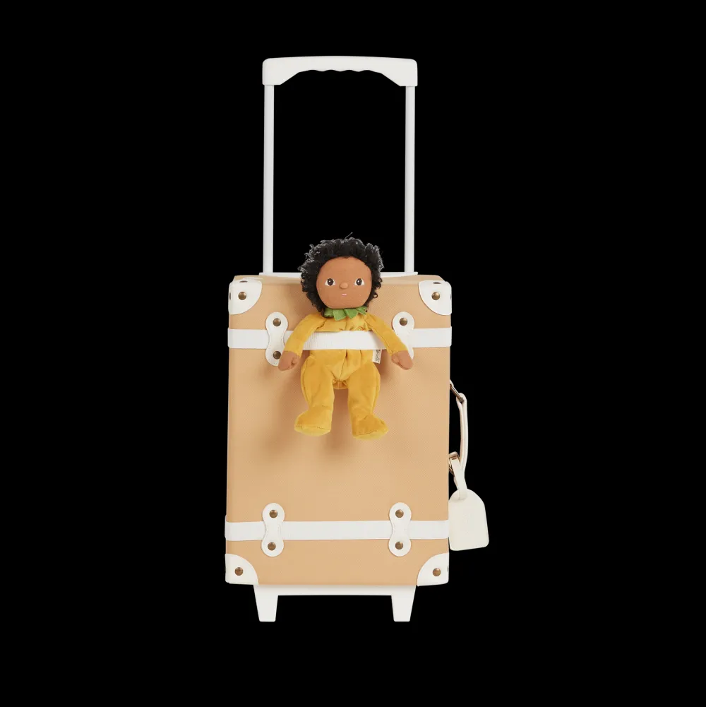 Olli Ella Travel|Travel Bags|See-Ya Suitcase - Butterscotch