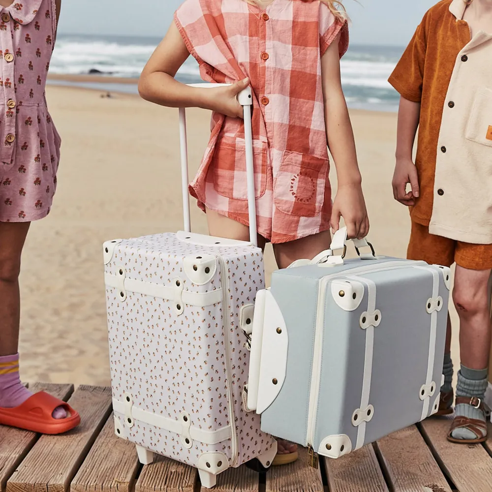 Olli Ella Travel|Travel Bags|See-Ya Suitcase - Leafed Mushroom