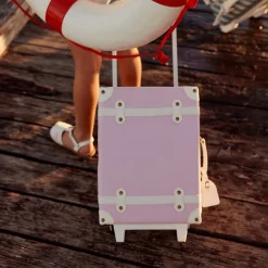 Olli Ella Travel|Travel Bags|See-Ya Suitcase - Sorbet