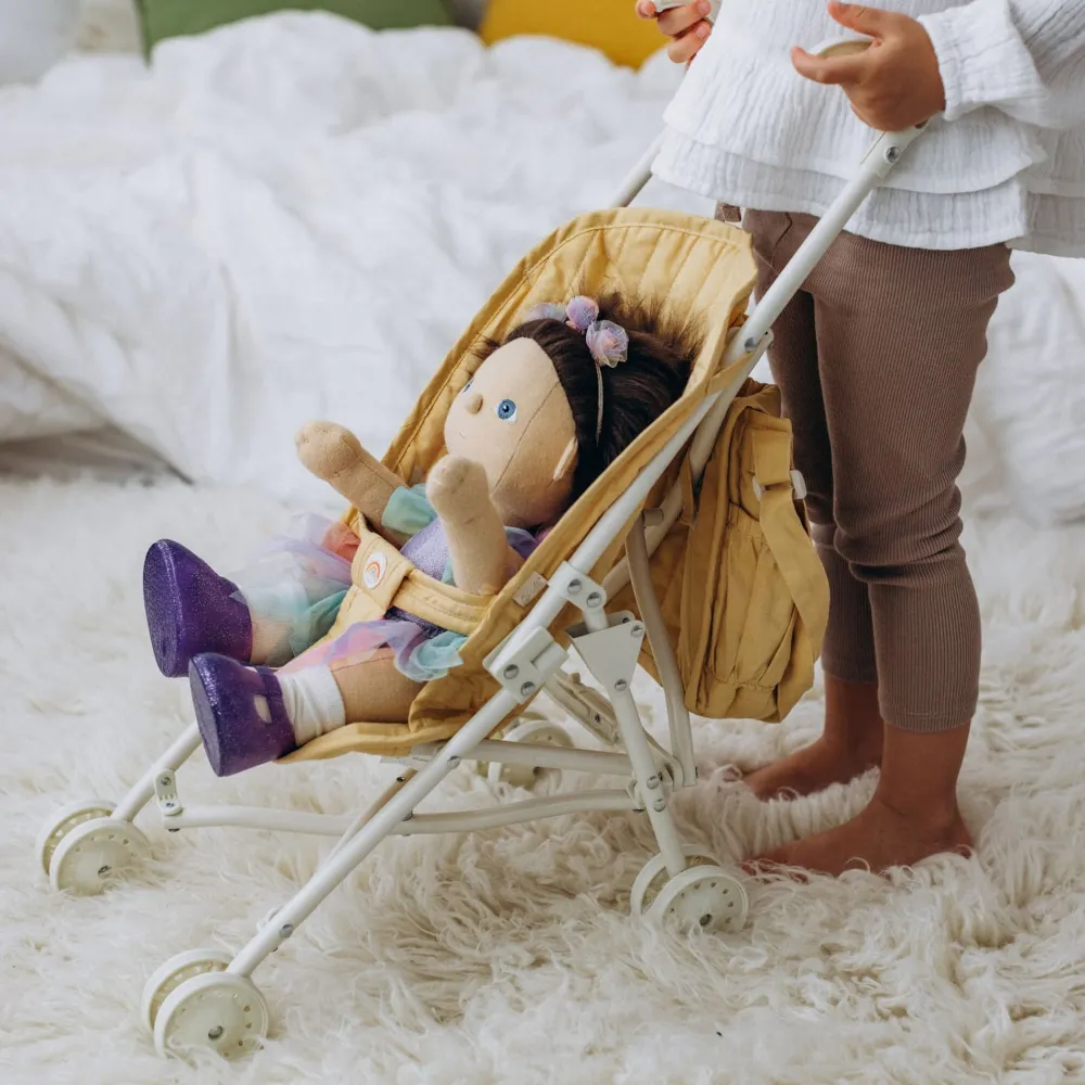 Olli Ella Doll Accessories|Sollie Stroller Seat - Honey
