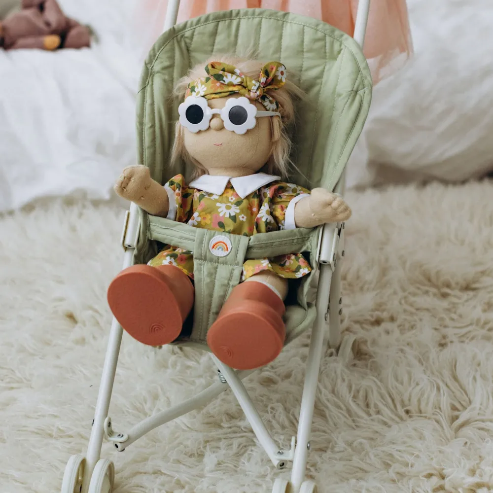 Olli Ella Doll Accessories|Sollie Stroller Seat - Sage